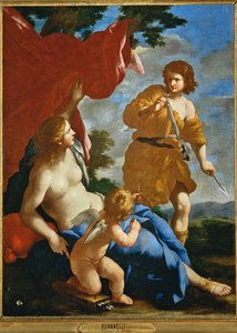 Vénusz és Adonisz elindul a vadászatra ... alkotó: Giovanni Francesco (1610 62) Romanelli