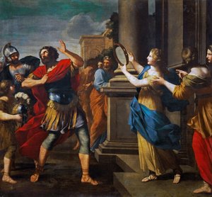 Barokk: Jefte lánya, Romanelli, Giovanni Francesco (1610-1662)