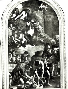 Szent Petronilla temetése alkotó: Giovanni Francesco Barbieri