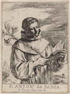 Páduai Szent Antal alkotó: Giovanni Francesco Barbieri, called Guercino