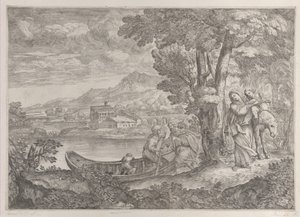 Táj az egyiptomi repüléssel, 1626-80.