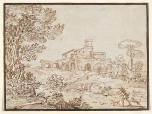 Termi de Caracalla (Caracalla fürdői) alkotó: Giovanni Francesco Grimaldi
