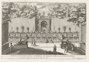 Fontein in de tuinen van de Villa d