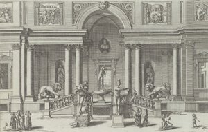 Merkúr-kút a Villa Medici kertjében..., 1691 vagy azután.