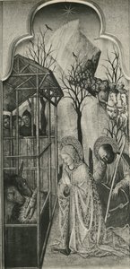 A Szűz életének ciklusa, Születés, 1445 körül (olaj nyárfa panelen)