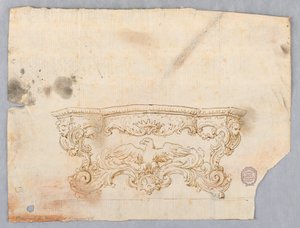 Tervezés konzolasztalhoz alkotó: Giovanni Giardini