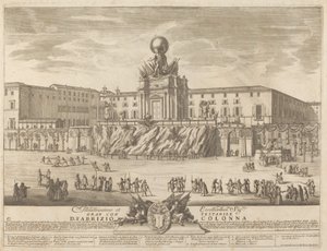 Janus temploma, a "Kína" fesztiválra alkotó: Giovanni Girolamo Frezza after Alessandro Specchi