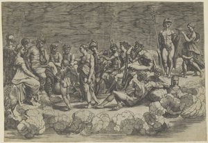 Istenek gyűjteménye az Olympuson alkotó: Giovanni Jacopo Caraglio