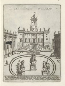 Róma fővárosa A modern Capitolium (cím az objektumon) Moderne en antieke monuments en bouwwerken Rómában (sorozat címe) Róma Almaváros ókori és modern épületeinek díszei (sorozat címe)
