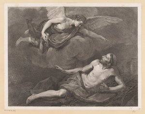 Assisi Szent Ferenc és az angyal alkotó: Giovanni Marco Pitteri