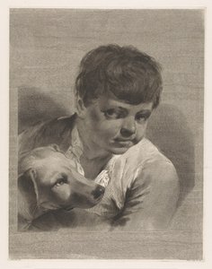 Fiú kutyával alkotó: Giovanni Marco Pitteri