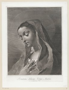 Maria Szűz Mária (cím a tárgyon)