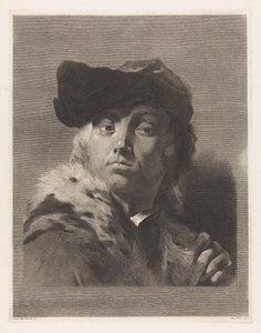 Giovanni Battista Piazzetta művész portréja alkotó: Giovanni Marco Pitteri