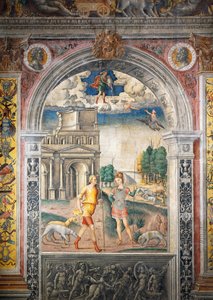 Giovanni Maria Falconetto (1468-1535) freskója, Zodiákus csarnoka, Palazzo D