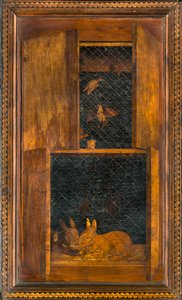 Lignaean Kanonikus Kórus, Giovanni Maria Platina intarzia 1484, Superior Stall