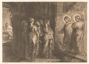 Szent asszonyok Krisztus sírjánál alkotó: Giovanni Merlo (attributed to)
