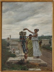 Honour to the Heroes (a rite in ancient Greece) (oil on canvas)   1405442   hu       hungarian Successfully Translated  Original: Busts of a Man and a Woman in Exotic Costumes Translat: Busts of a Man and a Woman in Exotic Costumes 1387039 hu hungarian Suc