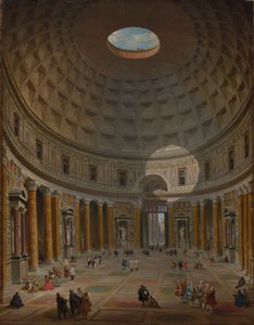 A Pantheon belseje, Róma