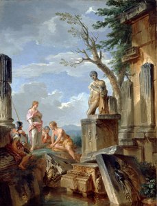 Romok szibillával és más figurákkal, c1720