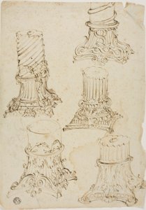 Vázlatok a korinthoszi fővárosokról alkotó: Giovanni Paolo Panini