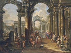 A Bethesda medencéje alkotó: Giovanni Paolo Pannini