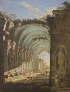 Romok termákkal alkotó: Giovanni Paolo Pannini