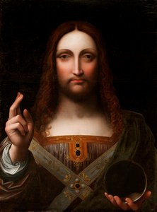 Cristo Salvator Mundi (olaj falemezre)