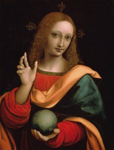A világ megváltója (tempera a panelen)