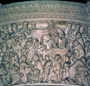 Szószék részlete, 1302-10 márvány