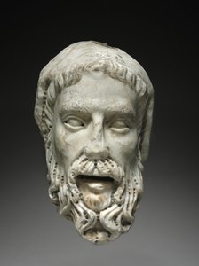 Egy próféta feje, 1300-1325 körül alkotó: Giovanni Pisano