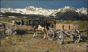 Az itatóhelyen (Tehenek az igában), 1888
