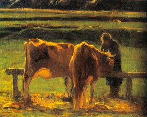 Olaszország, Róma, Alla Stanga alkotó: Giovanni Segantini