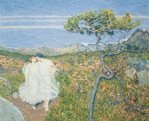 Szerelem az élet forrásánál vagy Szerelmesek az élet forrásainál, Giovanni Segantini, részlet alkotó: Giovanni Segantini