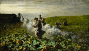 A tökszüret alkotó: Giovanni Segantini