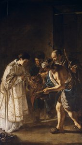 Lorenzo kiosztja az egyház javait a szegényeknek