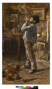 Én is festő vagyok vagy Dilettáns vagy A festők stúdiója, 1885