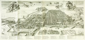 Torino látképe, 1672 alkotó: Giovanni Tommaso Borgonio