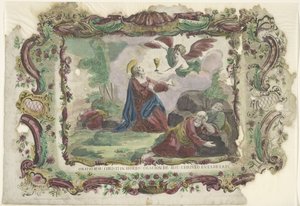 Christus a Gecsemáné kertjében Oratio Jesu Christi a kertben: Jézus Krisztus imája a kertben (cím a tárgyon)