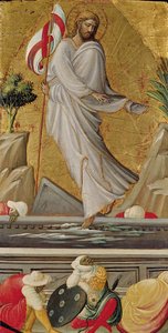 Krisztus feltámadása (tempera a panelen)