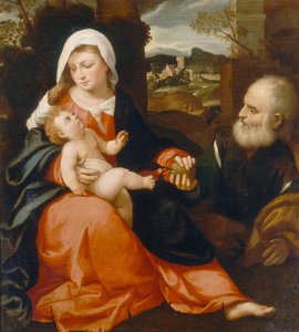 Szent Család alkotó: Giovanni de Busi Cariani