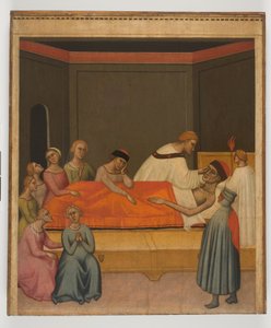 Extreme Unction, c.1360 (tempera a panelen)