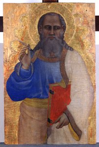János evangélista, 1365 körül (tempera nyárfán)