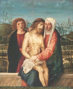 Pietà Szűzzel és Szent Jánossal