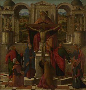 A keresztre feszítés szimbolikus ábrázolása, c. 1492