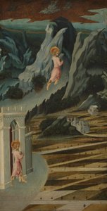 Keresztelő Szent János belép a pusztába alkotó: Giovanni di Paolo