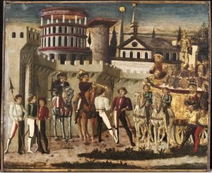 Egy ősi diadal jelenete alkotó: Giovanni di Ser Giovanni Scheggia