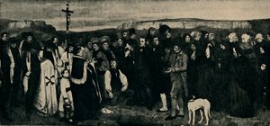Temetés Ornansban, 1850, 1935. alkotó: Giraudon