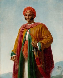 Tanulmány egy indián portréjához, kb. 1807. alkotó: Girodet de Roucy Trioson