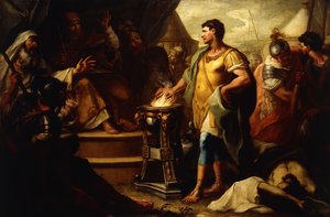 Mucius Scaevola alkotó: Girolamo Brusaferro