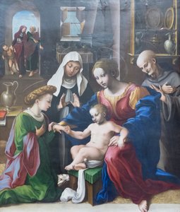 Alexandriai Szent Katalin és Sienai Szent Katalin és Bernardino misztikus házassága